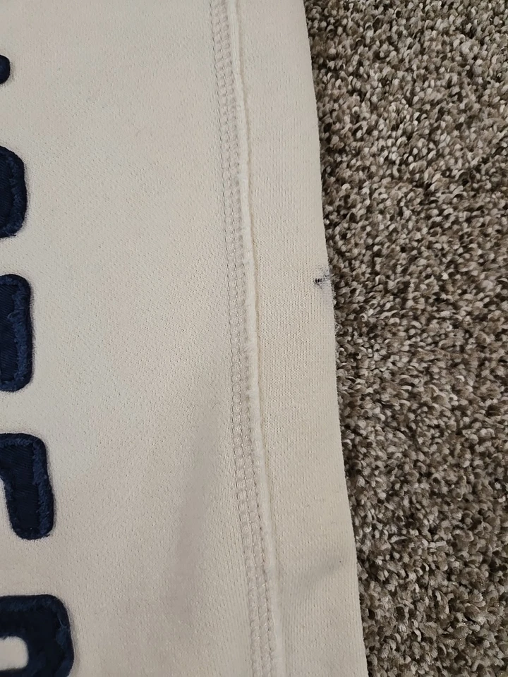 Pantalones deportivos rectos clásicos Hollister nuevos con etiquetas para hombre talla XS ropa de salón crema Foto 3 de 4