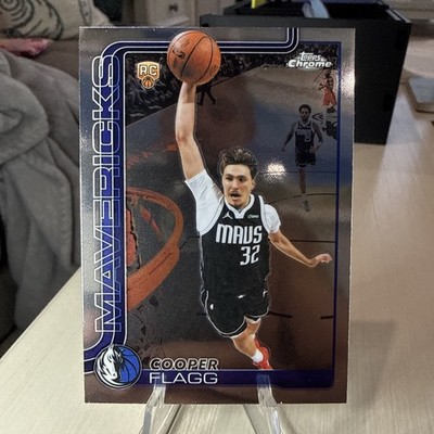 2025-26 Topps Chrome Update Cooper Flagg RC Rookie Base Mavericks #151