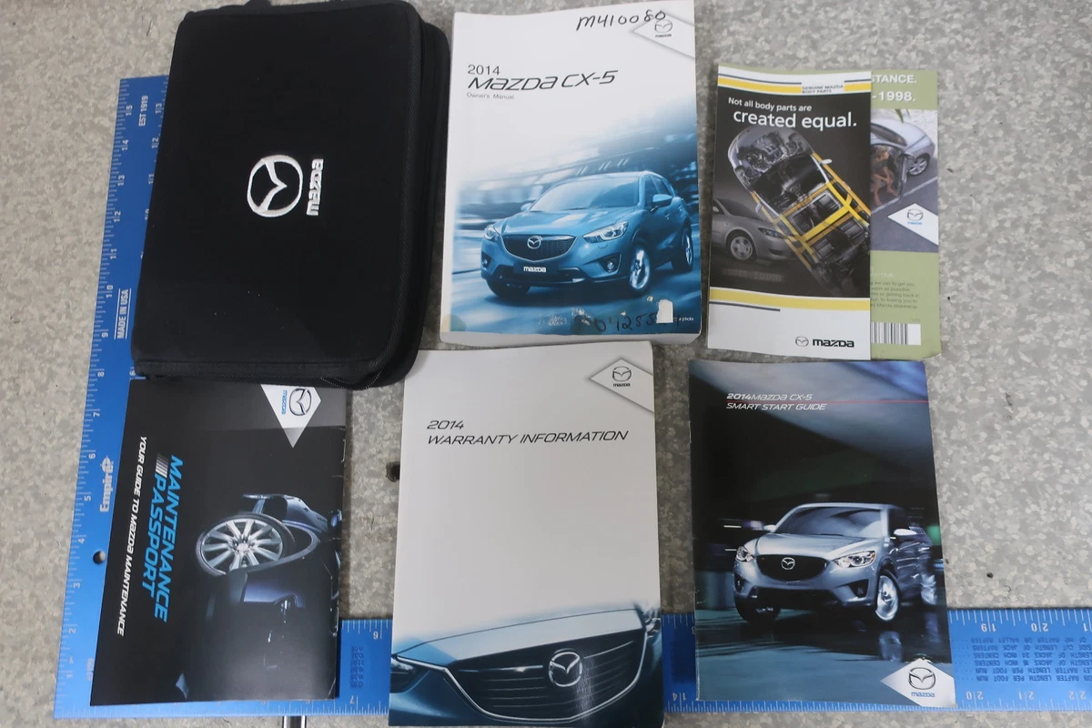 Mazda Cx5 CX Five Owner's Manual 2014 Book Set 14 Free Shipping
