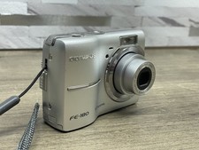 Olympus FE-180 6.0MP CCD Digital Camera Silver 3x Optical - Tested Works Great