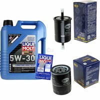 Inspektionskit Filter Liqui Moly ÖL 5L 5W-30 FüR Fiat Uno 146A/E 1.4 Turbo I.E