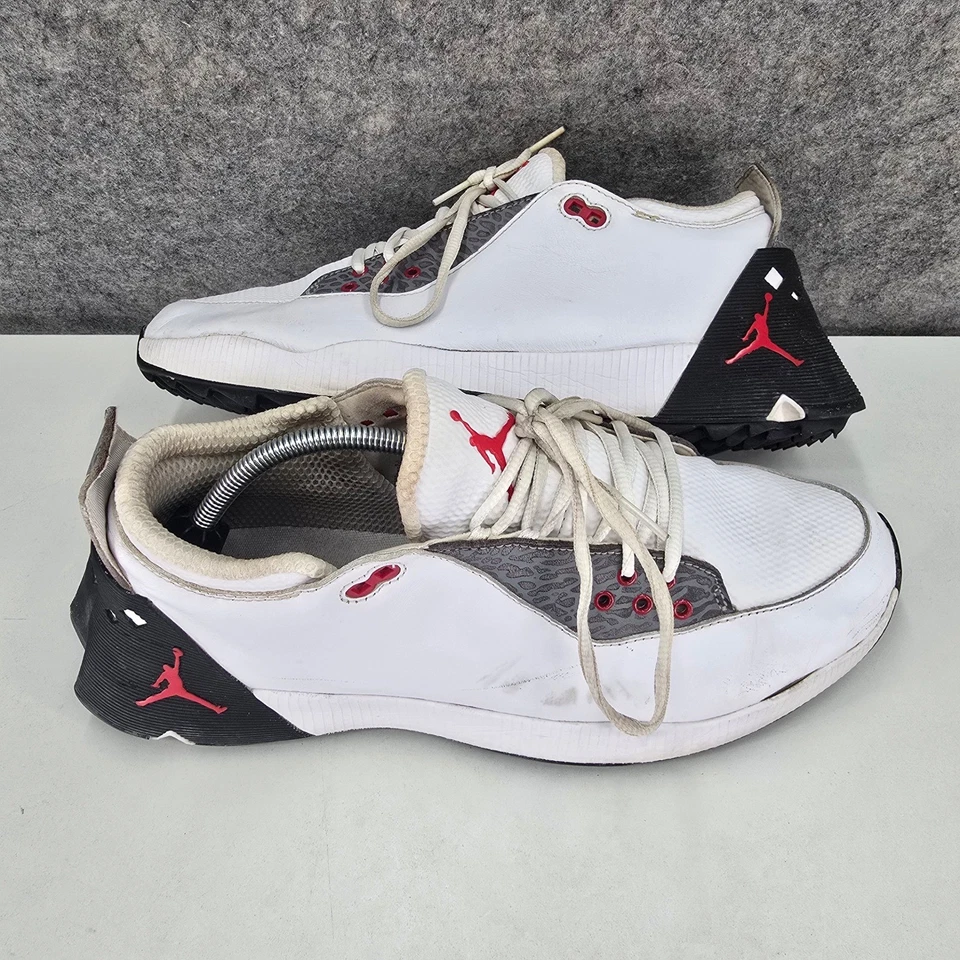 Zapatos de golf Air Jordan para hombre 11 ADG 2 blanco cemento zapatillas deportivas CT7812-100 Foto 2 de 4