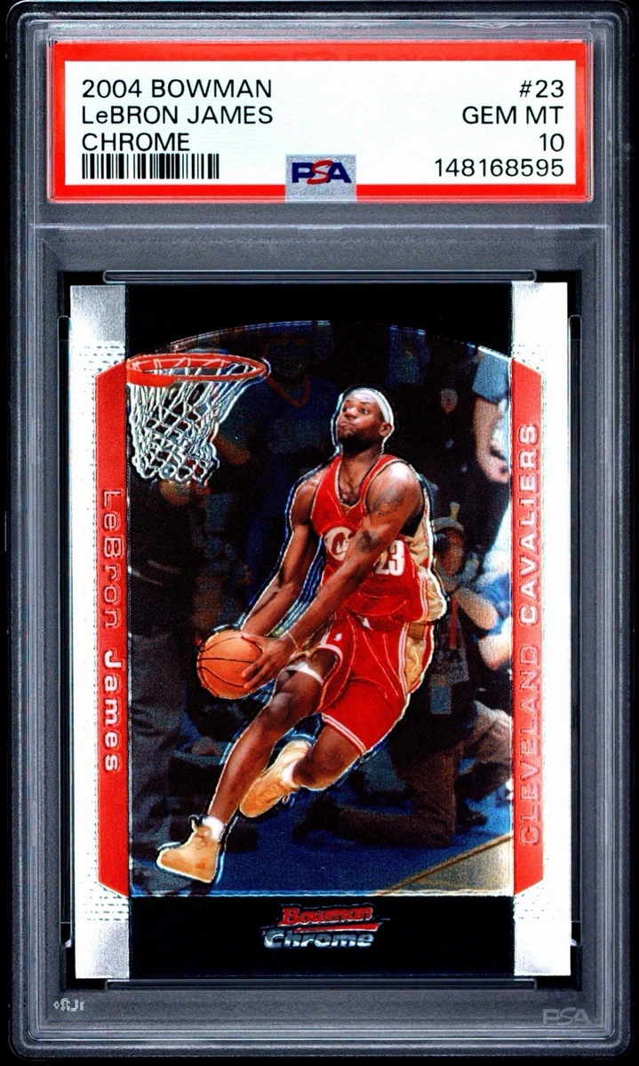 Bowman LeBron James 10 Graded Basketball Sports Trading Cards