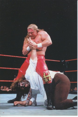 Triple H #50 card from 1999 WWF Wrestlemania Live Photocards