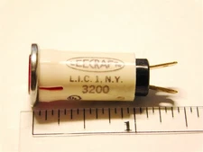 2 Leecraft 3200 Snaplight 14V .08A Red Incandescent Panel Lamp .187 QC Terminals