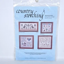 Country Stitching Beginner Cross Stitch Kit 602 My Best 7x7 Printed Linen USA