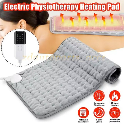 #ad Electric Heating Pad For Back Pain amp; Cramps Relief 12quot;x24quot;10 Level Auto Shut Off $15.79