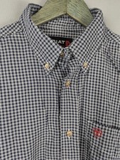 Ariat Shirt Mens Large Fire Resistant FR Cat 2 Pocket Longsleeve Button Down