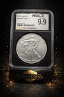 2021 Silver Eagle Type 1 NGCX 9.9 Heraldic Eagle Last Design ASE T-1