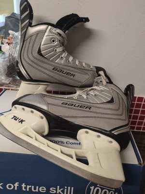 Bauer 22 Retro Schlittschuhe Eishockey Schlittschuhe Quad Umbau Schlittschuhe Größe 6 UK