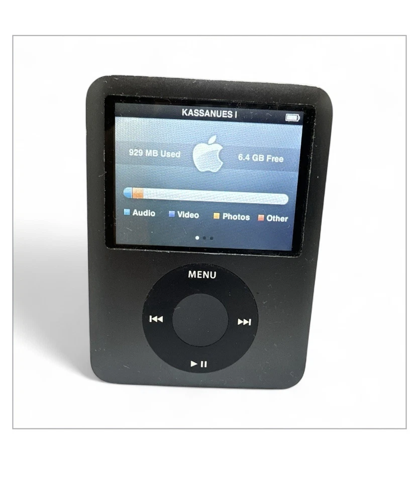 Apple iPod Nano 8 GB Music Storage Pocket Rare Old Silver - Image 4 of 4