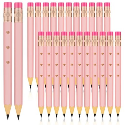 Ireer Bridal Shower Pencils Half Golf Pencils with Erasers Pre Sharpened 4 In...