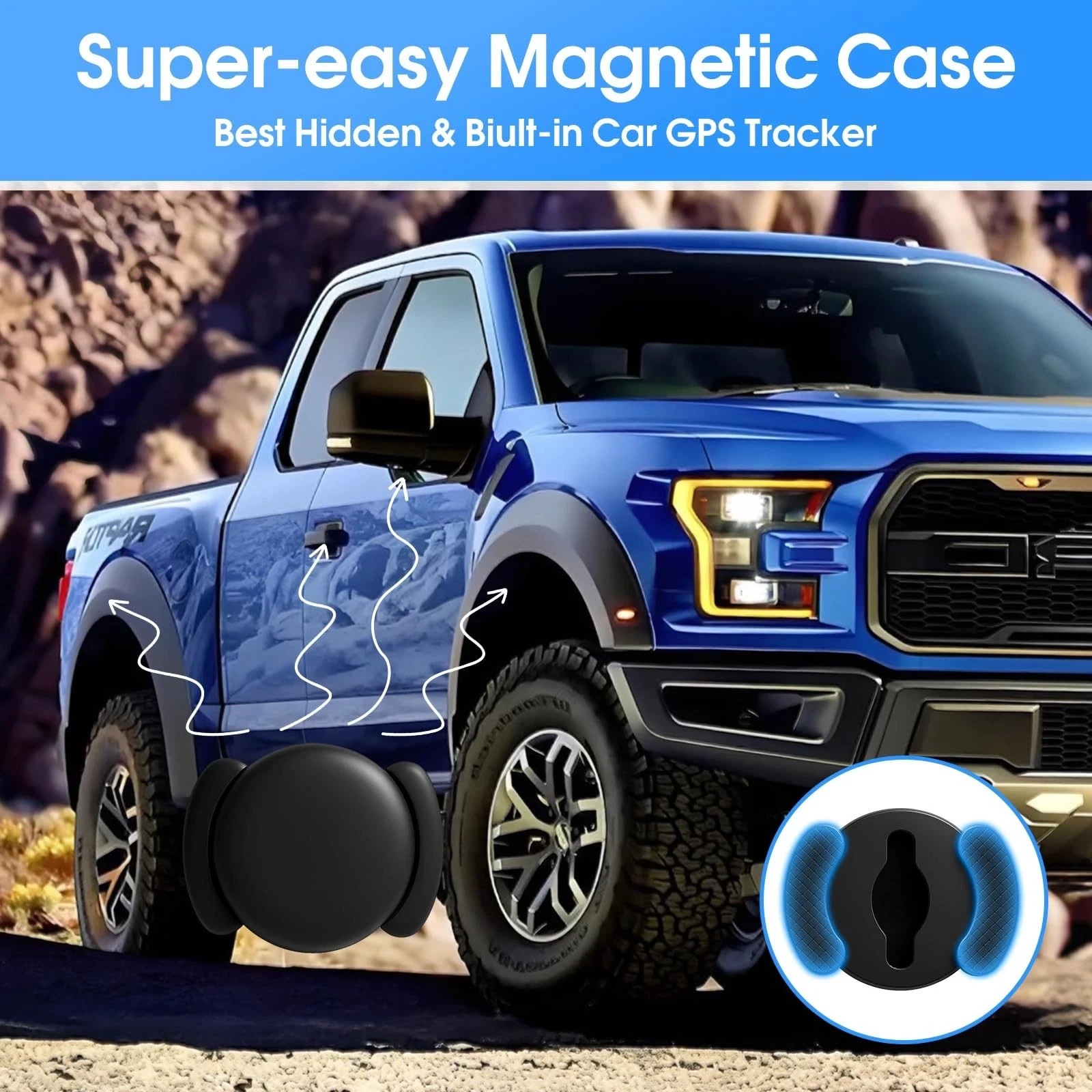 Mini GPS Tracker for Vehicles (for Android), Hidden Car Location Tracker