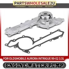 Engine Water Pump with Gasket for Oldsmobile Aurora 2001-2002 Intrigue 1999-2002