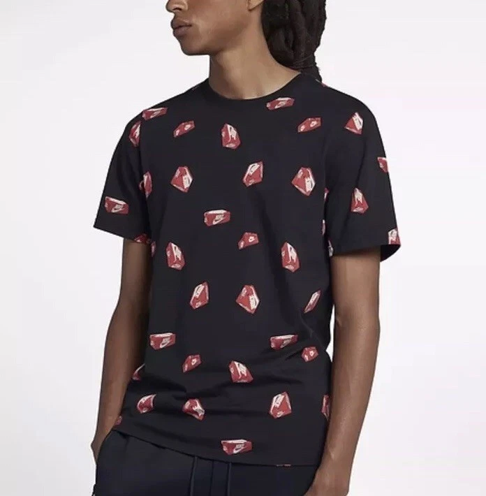 NIKE SPORTSWEAR CULTURE FOOTWEAR TEE BOXES SHIRT AA6341 010 sz MEDIUM M