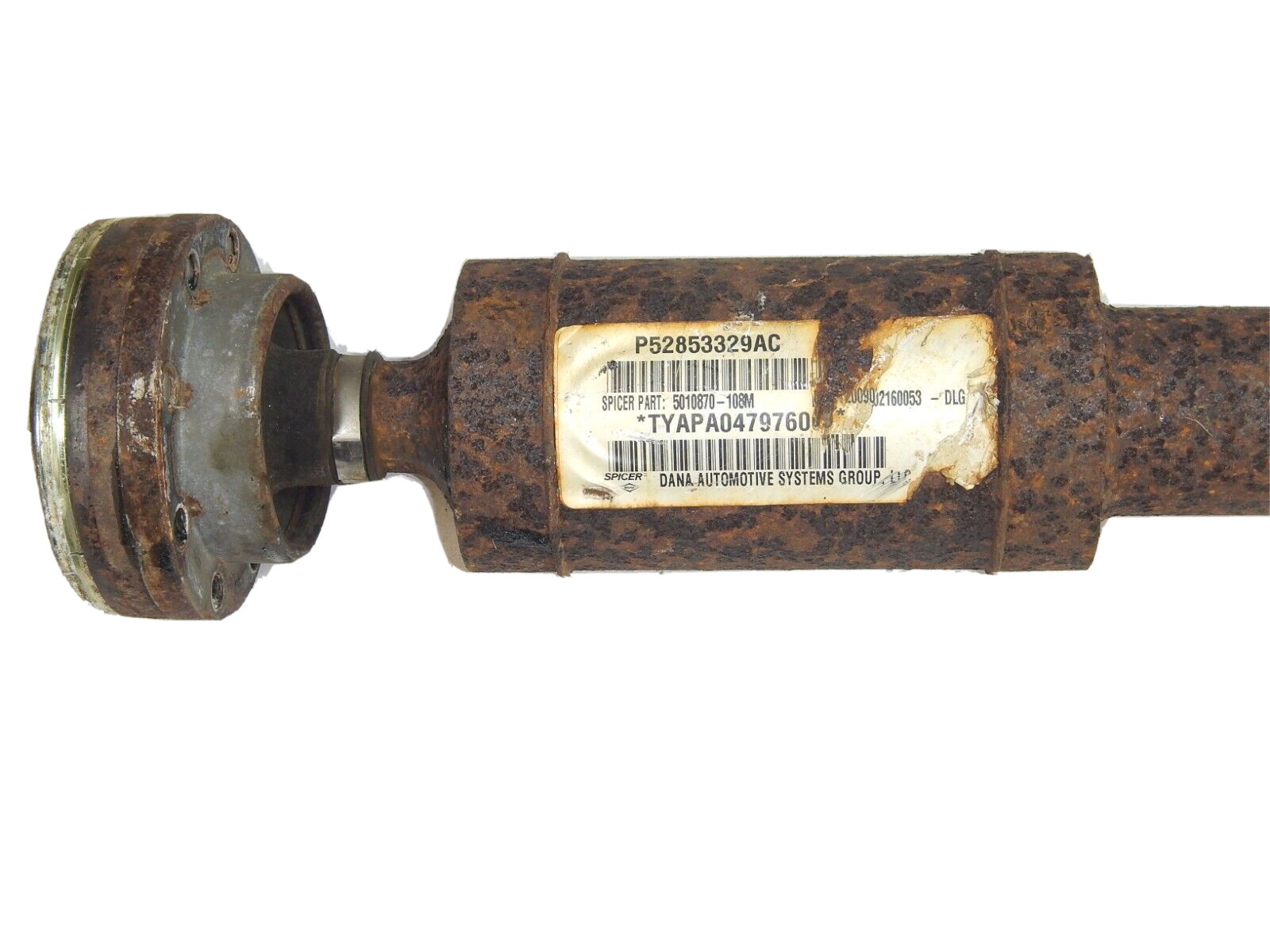 Jeep Wrangler JK 0711 3.8L Auto 2 Door Rear Driveshaft Drive Shaft