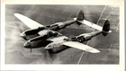 Lockheed P-38 Lightning Fighter Plane (3 x 5 in) WW2