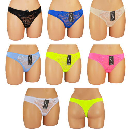 Damen String Hotpants Slips Hipsters Unterhose  Slip (5074) - Bild 1 von 8