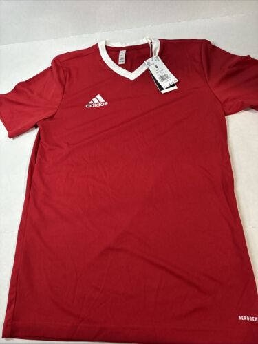 Adidas Aeroready Entrada 22 Jersey Size S Red White