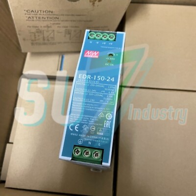 Mean Well EDR-150-24 | 24V 6.5A 150W Switch Power Supply# 1pcs  New  In Box