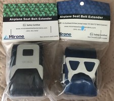 2 Mirone Airplane Seat Belt Extender Seatbelt Extension Type B 7-32