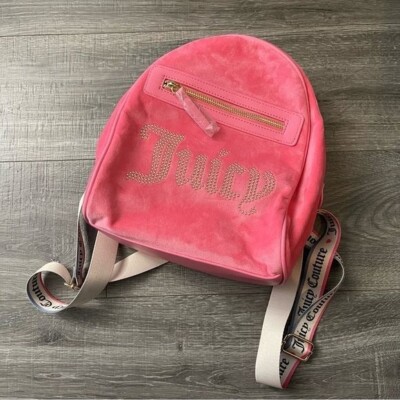 NWT Juicy Couture Pink Lemonade Velour Velvet Big Spender Mini