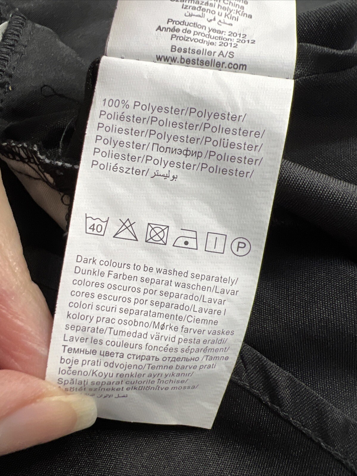 Vero Moda Women’s Black Dress Size Medium Flapper Pleated Whimsigoth Gatsby LBD