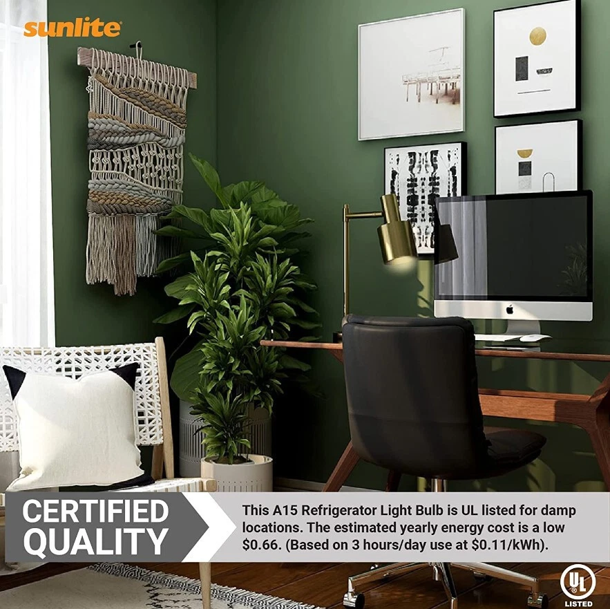 A15 Refrigerator Led Light Bulb Light Bulb Bedroom Kitchen 40W Light Appliance - Image 4 of 4