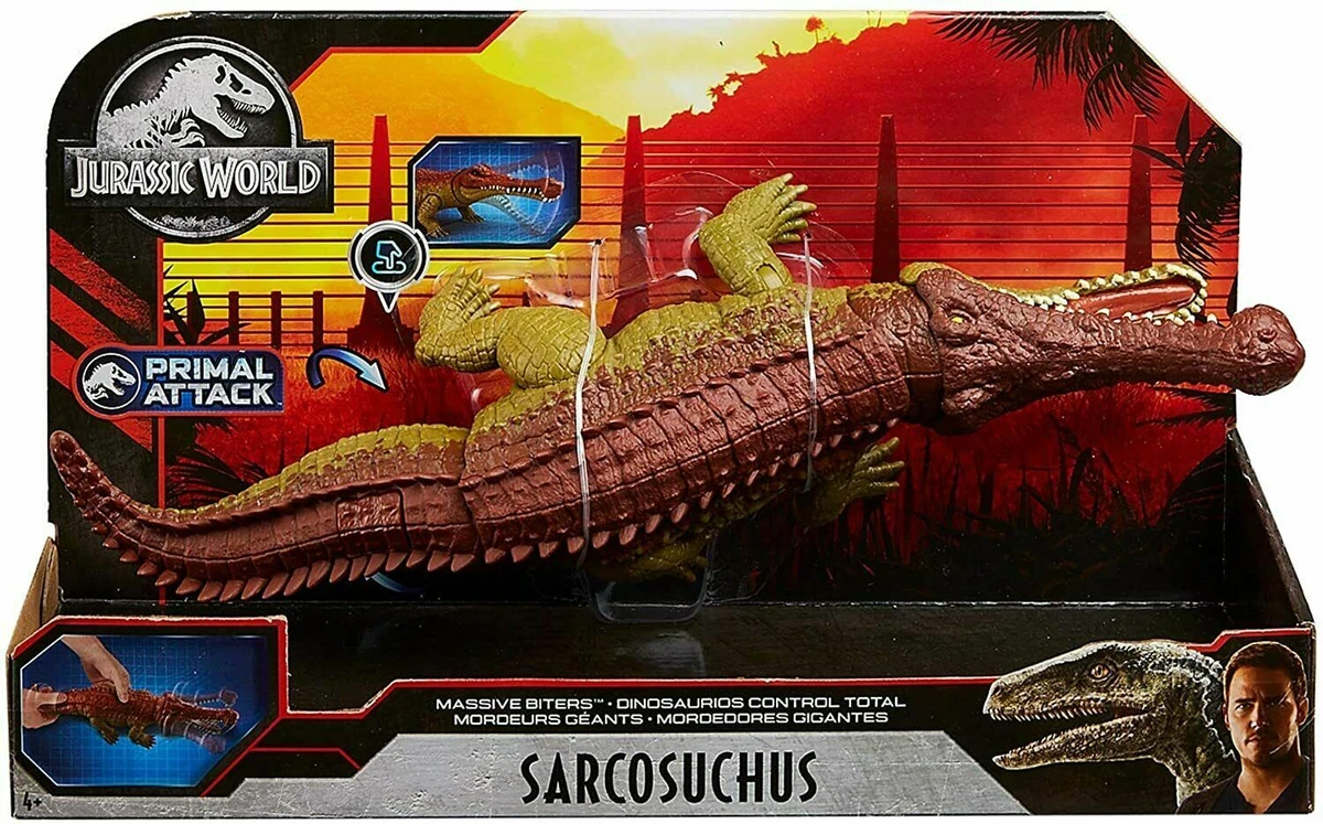 Jurassic World PRIMAL ATTACK Massive Biters Sarcosuchus Jurassic