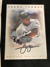 Frank Thomas 1996 LEAF SIGNATURE SERIES MLB JUMBO AUTOGRAPH CARD White Sox AUTO