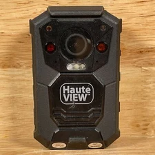 Haute View Gray 1080p Night Vision Professional Security Police Body Worn Camera