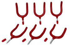 Tetra-Teknica Hardware Screw-In U-Shape Garage Storage Wall Mounted Utility Hook