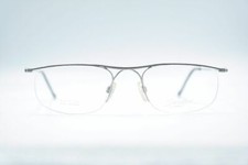 Vintage Swingtime EBM 2802 Silver Half-Frame Glasses Eyeglass Frame NOS