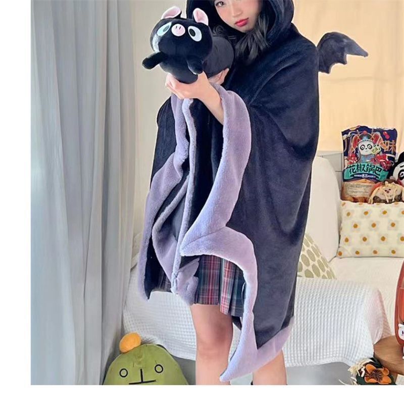 Fato Kawaii Sanrioed Kuromi Cloak, Roupas fofas de bonecas dos