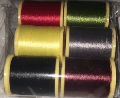  Thread Sheer ultrafein 14/0 gemischt 6er Pack Spulen 250yd (SHE) Gordon Griffiths