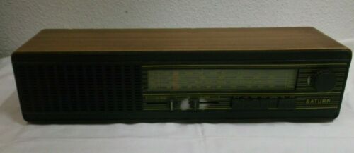 60er 70er Radio Bruns Saturn Standradio Holzgehäuse 60s 70s Vintage - Afbeelding 1 van 8