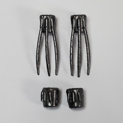 MARVEL LEGENDS FEMALE CLAWS GAUNTLETS PARTS SHADOWCAT CUSTOM KITBASH FIGURE 4pc