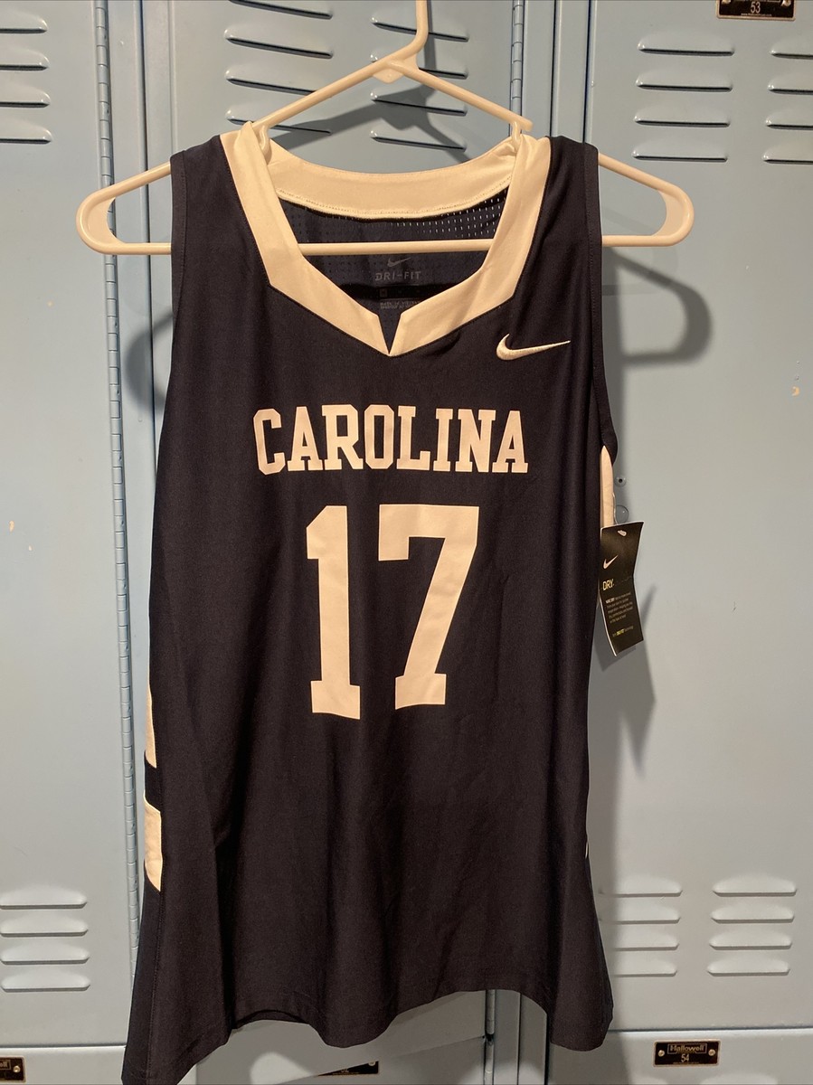 New Nike Womens UNC North Carolina Tar Heels Lacrosse #17 Jersey Blue | eBay