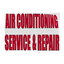 Decal Stickers Air Conditioning Service & Repair #2 Vinyl Store Sign Label