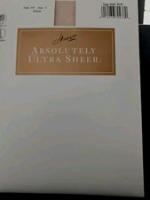 Hanes Absolutely Ultra Sheer Pantyhose Sz F Control Top Bisque 707 