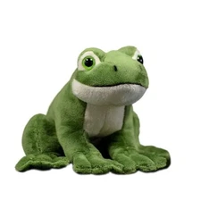 6.2" Green Frog Plush Toy Lifelike Amphibian Reptilian Stuffed Animal Doll