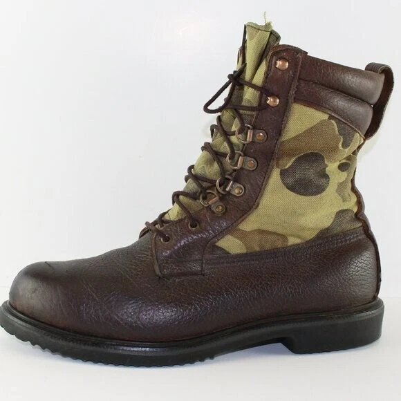 Vintage Red Wings Irish Setter Sport Hunting Camo Boots Mens Size 12 - Image 4 of 4