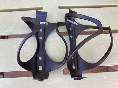 Pair Arundel Mandible Carbon fiber Water Bottle Cage Black road bike UD matte