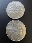 2001 & 2003 $1 American Silver Eagle 1 oz BU 0.999 Fine Silver Lot