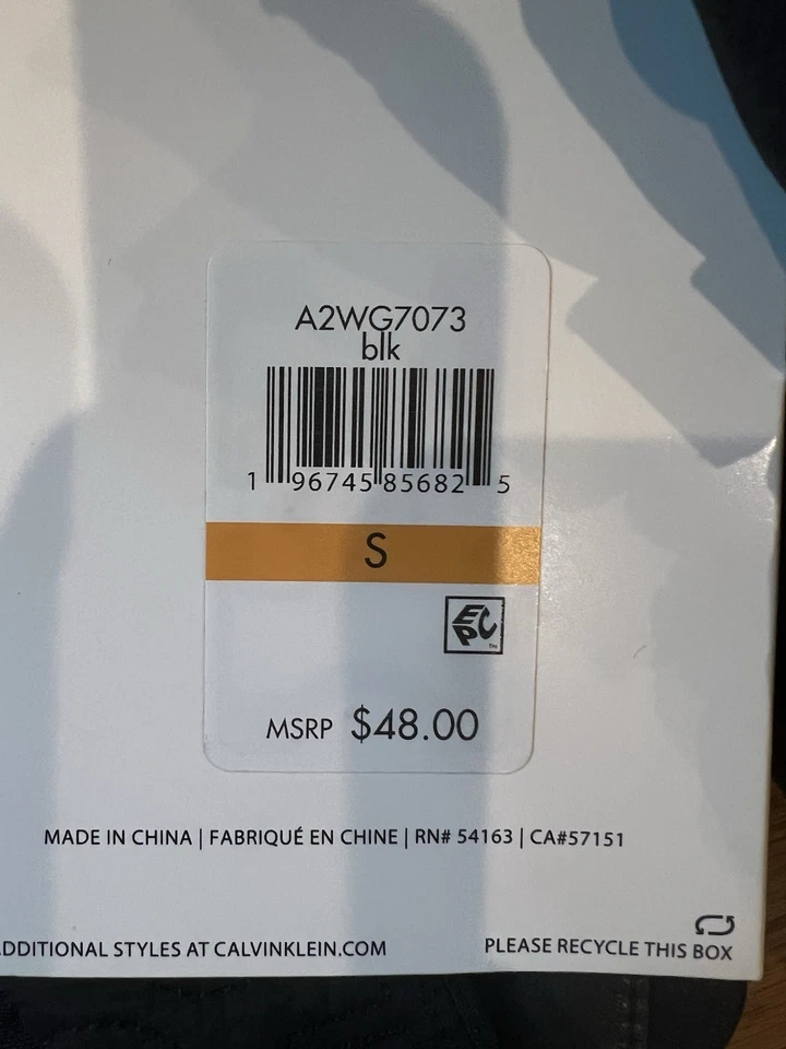 Guantes para mujer Calvin Klein CK negros acolchados con logotipo talla pequeña nuevos con etiquetas  Foto 3 de 4