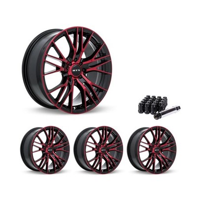 5x114.3 Set of 4 18'' Rims Red Alloy Wheel fits 2007-11 2007-11 Dodge Nitro, OEK9