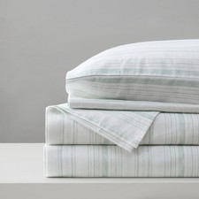 Comfort Spaces 100 Cotton Sheet Set Breathable, Lightweight, Soft with 12" E...