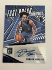 2023-24 Panini Donruss Optic Derek Lively II Fast Break Signatures #FBS-LIV RC