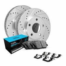 R1 Concepts Wgwh1 67090 R1 E  Line Series Brake Rotor   D S   Silver W