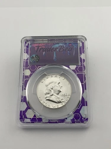 1956 United States Franklin Half Dollar PCGS MS64 Trader Bea Holder